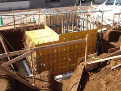 地下室基礎工事