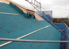 屋根の断熱工事